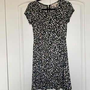 MK camouflage fit n flair dress